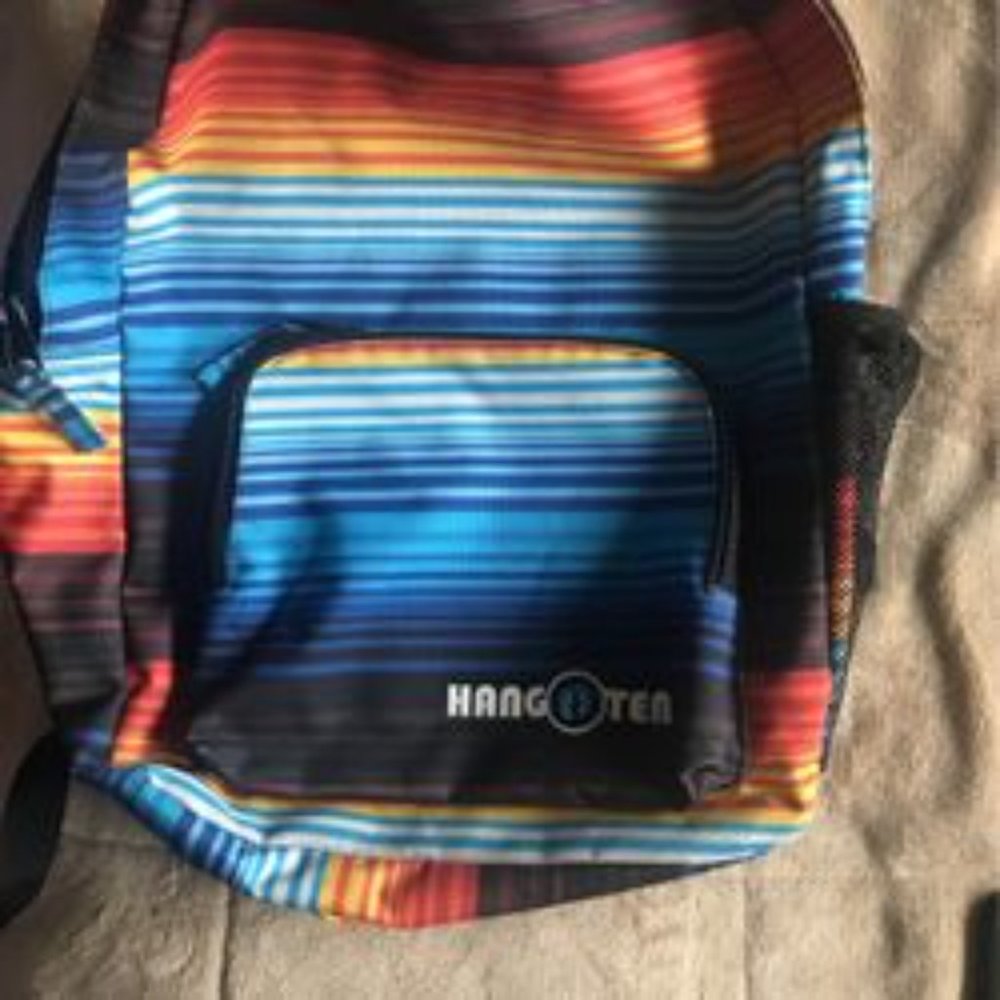 Hang Ten Shoreline striped backpack
